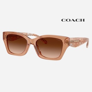 COACH HC8451U 蔻馳品牌墨鏡｜時尚復古設計款方形太陽眼鏡 女生品牌眼鏡框【幸子眼鏡】