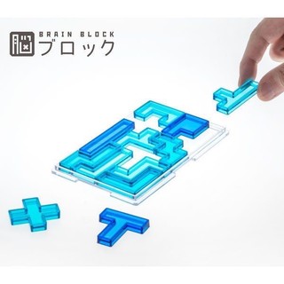 ［現貨］Tenyo BRAIN BLOCK 動腦方塊 益智玩具 Level2 Pentomino TBB02 藍色 方塊