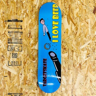TARGET SPORTS I LOVE BEER印花 板身 專業滑板/(282)/藍