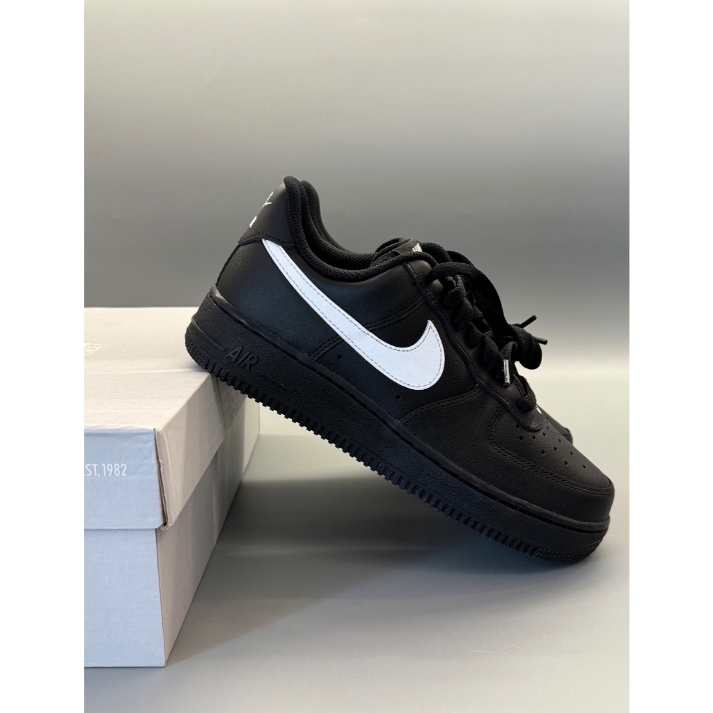 實體店面 Nike Air Force 1 黑白 低筒 板鞋 男女鞋 運動鞋 板鞋 全黑 休閒鞋  FZ0627-010