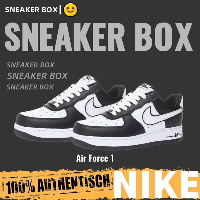 【U+】Nike 鞋 Air Force 1'07 Low "二代黑白熊貓小四鉤" 空軍一號 休閒運動鞋 板鞋 男女鞋