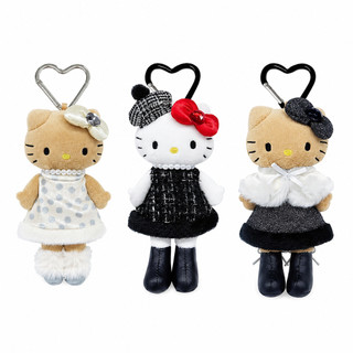 【Hello Kitty】長腿吊飾 小香風貴婦造型 名媛風 掛件 配飾 鑰匙圈 玩偶娃娃吊飾【平行輸入正品】