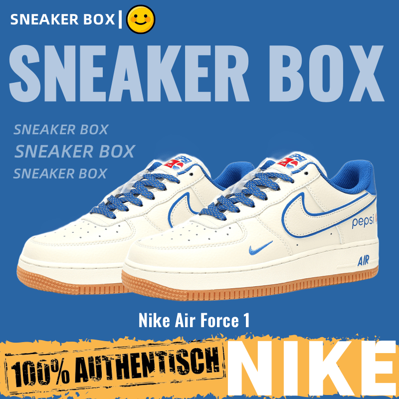 【U+】Nike 鞋 Wmns Air Force 1’07 LV8 "白寶藍百事可樂" 空軍一號 鞋 板鞋 男女鞋