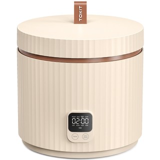 TOKIT廚機 拍拍電子鍋Pro 1.5L 2人份電鍋 首創拍蓋即煮 電鍋 彈蓋即食 時尚設計 不佔空間 小米生態鏈品牌