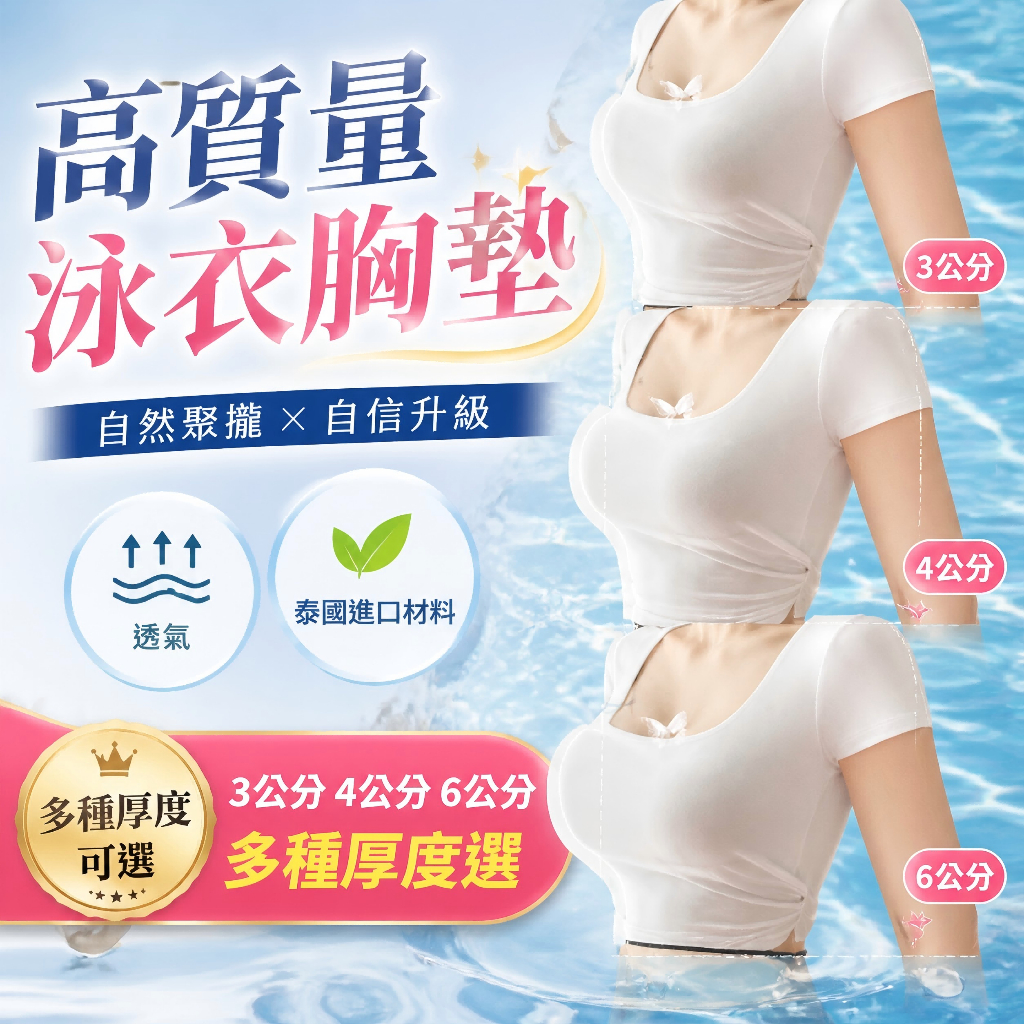 現貨 隔日到貨 胸墊   泳衣胸墊 泰國乳膠  乳膠胸墊 不空杯 厚胸墊  內衣胸墊 小胸顯大 比基尼胸墊  一片式胸墊
