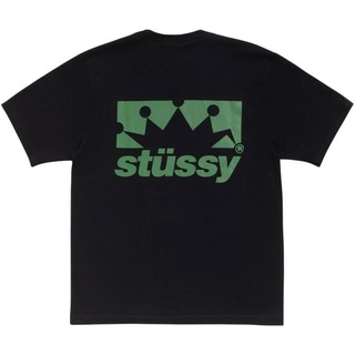 STUSSY 1905186 BOX CROWN TEE 短T (黑色) 化學原宿