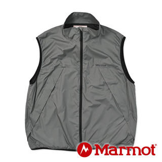【Marmot】中性Serve輕量防風立領背心『炭灰』UVT011