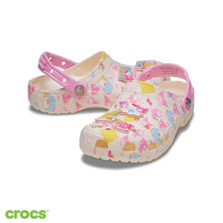 CROCS 卡駱馳 Hello Kitty® & Friends 聯名粉彩經典克駱格 中性鞋 212684-90H