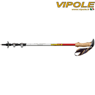 VIPOLE Trekker Cork 雙快調登山杖 VI-S2509 紅 (單支)