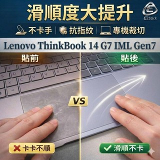 【Ezstick】Lenovo ThinkBook 14 G7 IML Gen7 觸控板保護貼｜Touchpad防刮保護