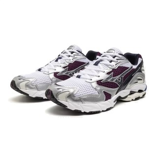 Mizuno 美津濃【授權經銷】男款復古休閒鞋 WAVE RIDER 10 銀一般款 D1GA210414