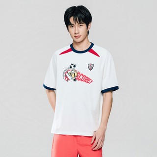 GIORDANO 男裝印花短袖T恤 小小兵足球系列 01096671