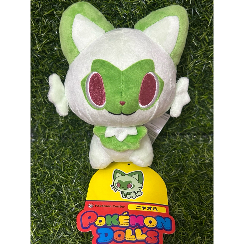 👍日本東京帶回 寶可夢中心 Pokémon 新葉喵 娃娃 玩偶 布偶 精靈寶可夢 寶可夢 寶可夢娃娃 新葉貓 欣葉喵