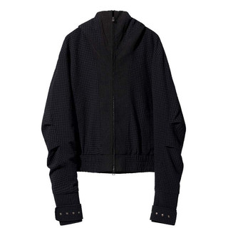(Wings Select) EQUALNEAR Boxer Hoodie - Black 連帽外套 短版 設計款 男裝
