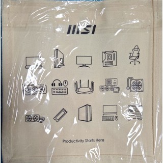 Msi 微星 帆布袋 小提袋