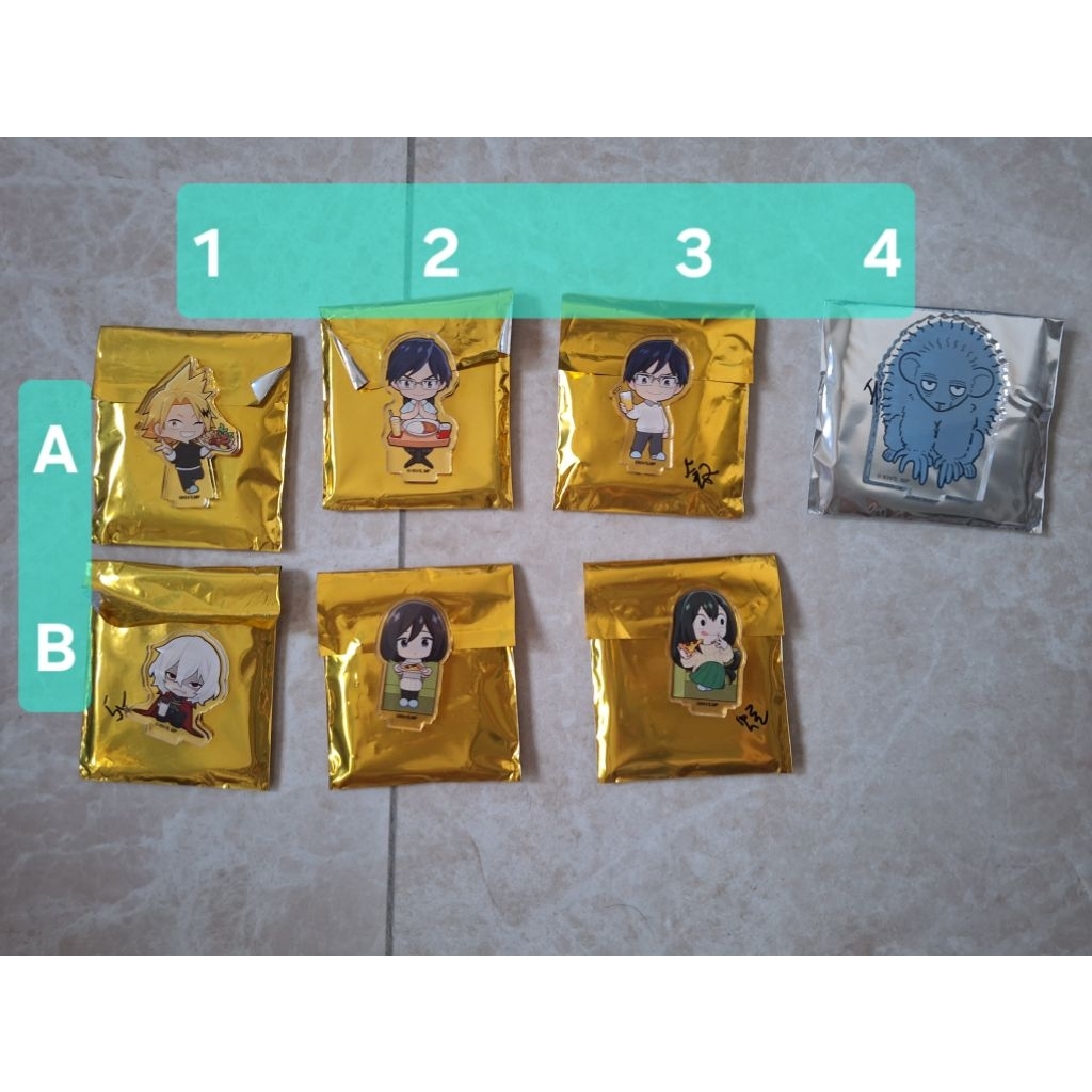 我的英雄學院 壓克力立牌 上鳴電氣 天橋幸彌 蛙吹梅雨 飯田天哉 綠谷出久 死柄木弔 相澤消太