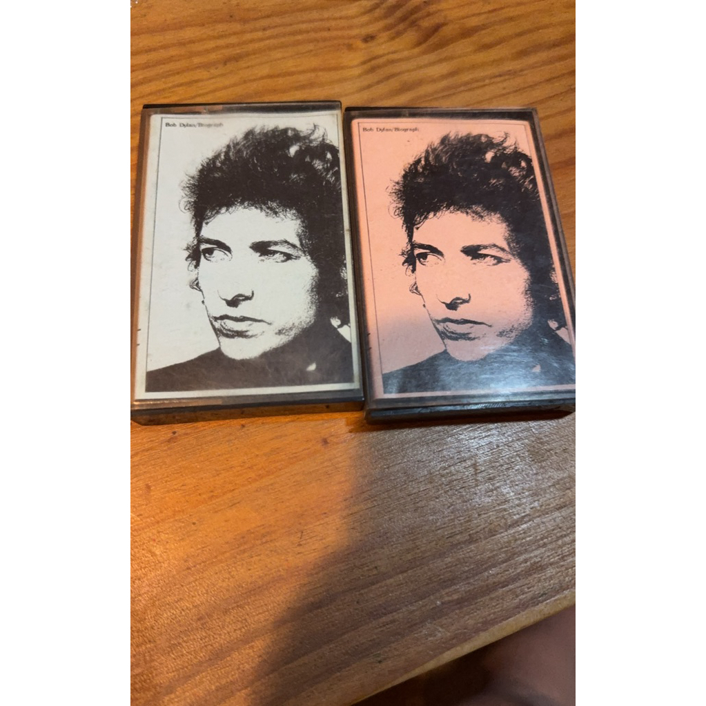 收藏錄音帶-共兩卷-巴布·狄倫 (Bob Dylan) 的精選輯《Biograph》的錄音帶版本。