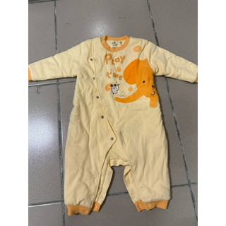 二手Hallmark babies黃色厚連身衣 尺73