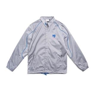 PHC x STASH x Mitchell & Ness Coach Jacket 聯名教練外套 灰色防風外套