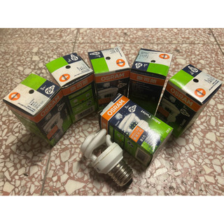 OSRAM歐斯朗螺旋燈泡220V5W麗晶燈泡E27 晝光色 白光PHILIPS飛利浦 2U黃光 寶島螺旋白光