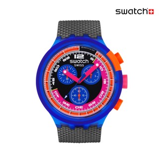 Swatch NEON PARTY TO THE MAX 大錶面手錶/瑞士製造 SB06N102【官方旗艦店】
