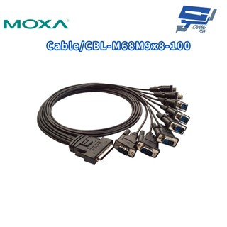 昌運監視器 MOXA Cable/CBL-M68M9x8-100 串列連接纜線