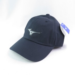 MIZUNO 休閒帽 32TWD103- 運動帽 銀彩質感Logo 台灣製 棉質 舒適 透氣【iSport愛運動】