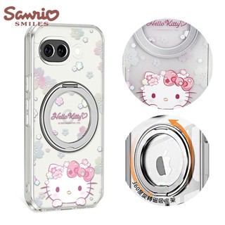 三麗鷗 Google Pixel 10a/Sony Xperia 1 VIII 精孔鏡頭保護360磁吸立架殼-櫻花凱蒂