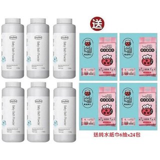 Baan 貝恩嬰兒酵素入浴劑米胚芽850g(4711041042961)x6罐2880元+送純水紙巾6抽x24包