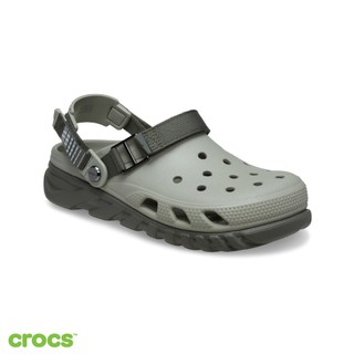 Crocs 卡駱馳 (中性鞋) 蝸輪機能克駱格 Duet 渦輪-橄欖色/七彩色-214215-3N4