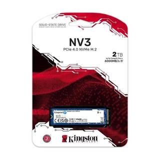 Kingston 金士頓 NV3 2TB NVMe PCIe4.0 M.2 SSD 高效能固態硬碟