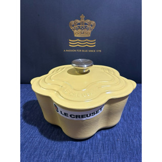 Le Creuset 20cm含羞草黃深花鍋