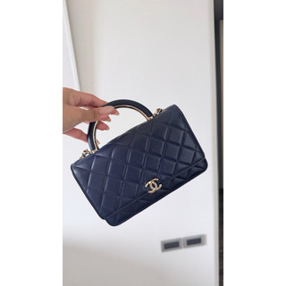 chanel cc trendy handle woc 深藍