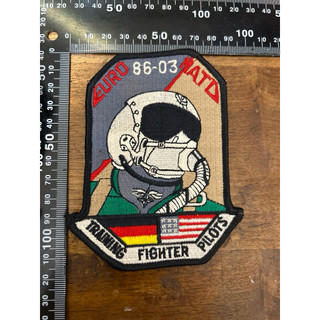 臂章/老物件/Euro 86-03 NATO Training Fighter Pilots」/無背膠