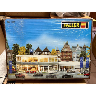 HO Faller No. 344 Mercedes Benz Car Dealership Kit