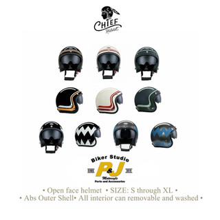 P&J 捷寶騎士部品 免運優惠中 Chief 2026 demeter 內建鏡片 復古 彩繪 安全帽 復古安全帽 五款