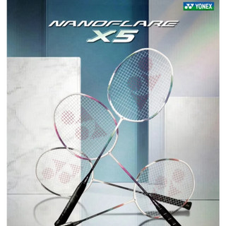 YONEX 2026最新 NANOFLARE X5 羽球拍/原廠穿線拍/NF-X5GE /三色可選