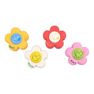 【PEANUTS】史努比可愛小花乳膠發聲玩具 (寵物玩具)