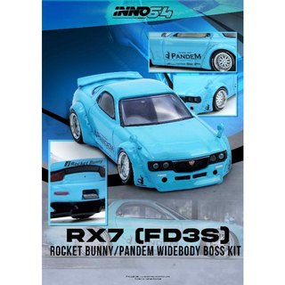 【現貨】INNO64 1/64 MAZDA RX7 (FD3S) PANDEM ROCKET BUNNYTiffany