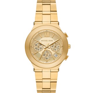 Michael Kors MK Billie 時尚三眼計時女錶-金/37mm MK7603 開學季禮物
