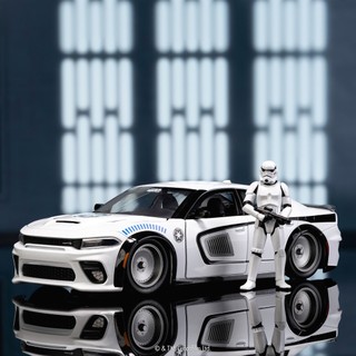 JADA 星際大戰 1:24合金車-帝國風暴兵2021 Dodge Charger (含公仔) 白兵 正版
