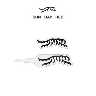 【SUN DAY RED】LONE ICON DIVOT TOOL&BALL MARKER KIT 高爾夫球標組 白色