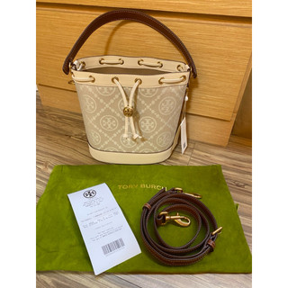 Tory Burch T Monogram 水桶包 /TB水桶包 緹花水桶包手提包 肩背包 斜背包 側背包