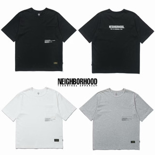 【𝑪𝑱𝑴𝑭】NEIGHBORHOOD NBHD POCKET經典口袋印字短袖T恤 寬鬆落肩短踢 日系短T 純棉 男女同款
