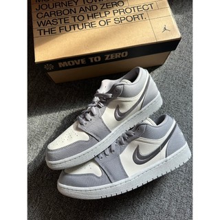 <hayai store> NIKE AIR JORDAN 1 LOW SE 灰白 刺繡 DV0426-012