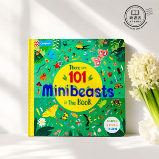 現貨🐞英文硬頁找找看配對書There are 101 Minibeasts in This Book新版大開本🍀缺書店