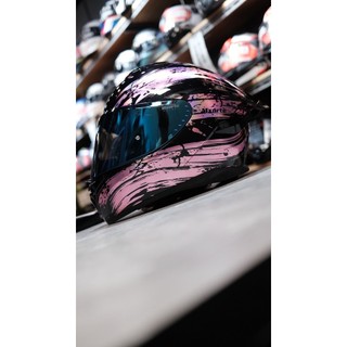 【TBT騎士裝備】『免運費，贈多層膜電鍍片』Mxnrte 邁星特 M611 極光粉 全罩式安全帽 贈鏡片
