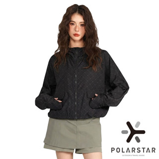 【PolarStar】女防風防曬外套『黑』P26170