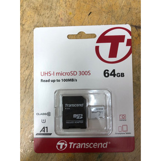 (創見）Transcend 64GB UHS-I microSD 300S