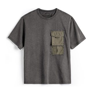 PUNX TEE 水洗仿舊拼接 工裝口袋TEE【 PUNX 】